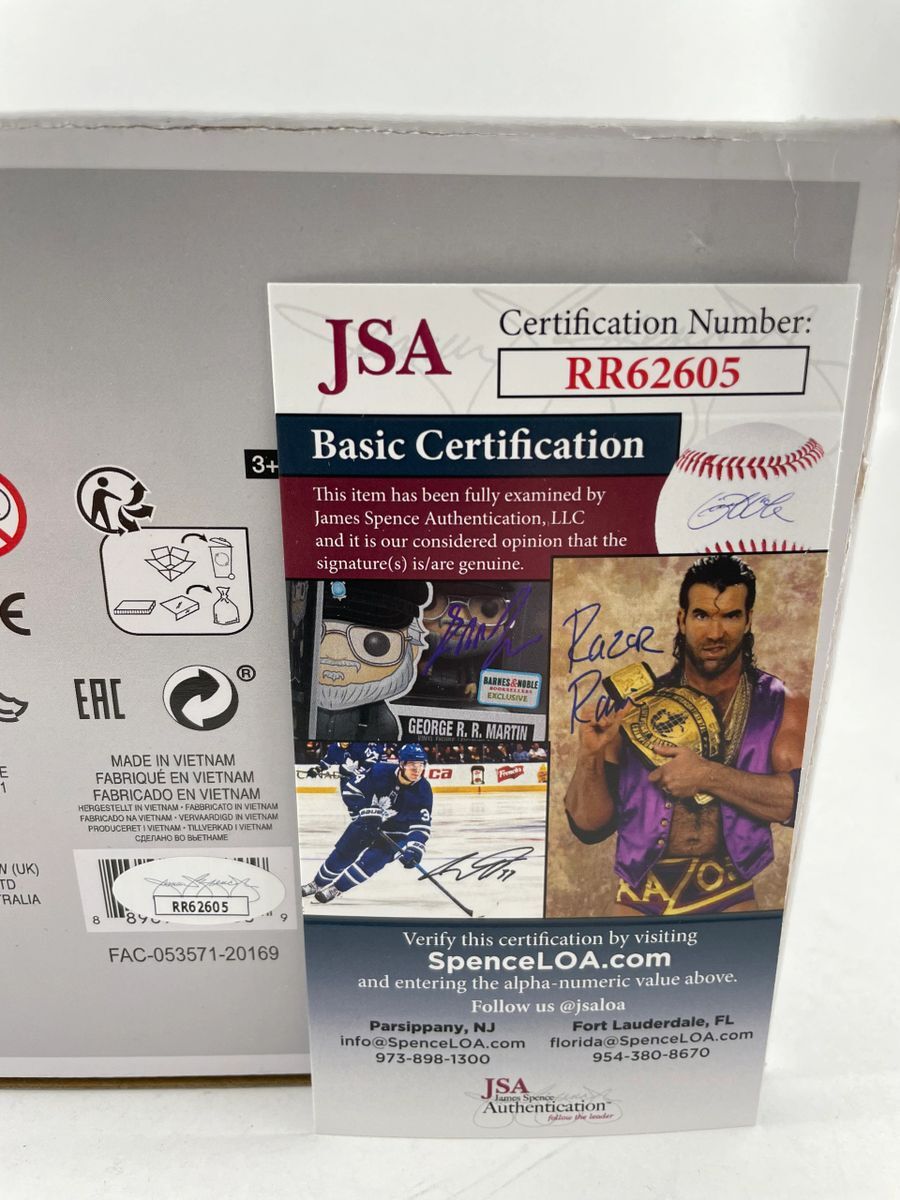 Sam de la Rosa Signed Star Wars The Mandalorian & Child Funko POP! Art JSA COA - Image 6