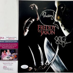 Sean S. Cunningham Signed Freddy VS. Jason 8x10 Photo Autograph JSA COA