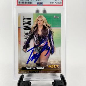 Toni Storm Signed 2021 Topps WWE We Are NXT Card Autograph PSA DNA Slabbed