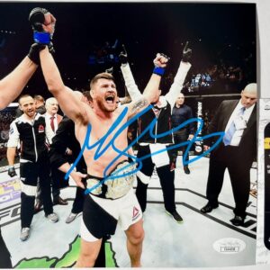 UFC MMA Fighter Michael Bisping Signed 8x10 Photo Authentic Autograph JSA COA