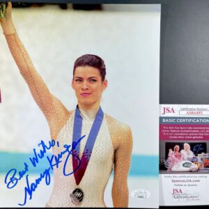 US Olympic Figure Skater Nancy Kerrigan Signed 8x10 Photo G Autograph JSA COA