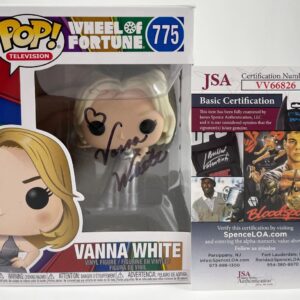 Vanna White Signed Wheel Of Fortune Funko POP! #775 Autograph JSA COA