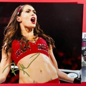 WWE Brie Bella Signed 8x10 Photo C Bella Twins Autograph WrestleMania JSA COA