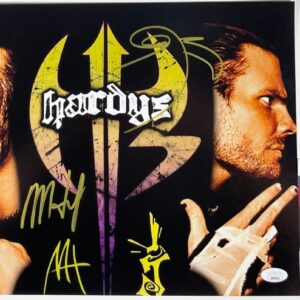 WWE Matt Hardy & Jeff Hardy Signed Hardy Boyz 11x14 Photo O Autograph JSA COA