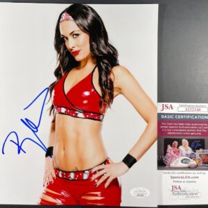 WWE NXT Brie Bella Signed 8x10 Photo B Autograph Bella Twins JSA COA