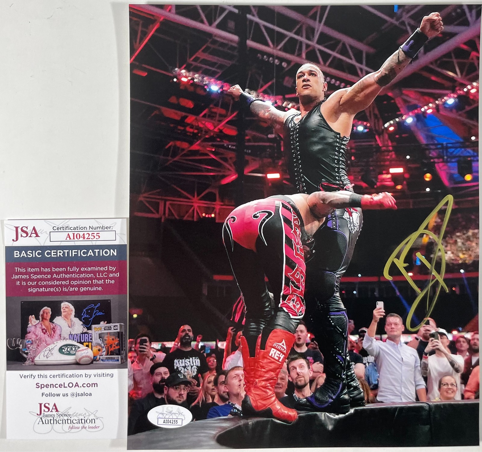 WWE NXT Damian Priest Signed 8x10 Photo Authentic Autograph Judgment Day JSA COA