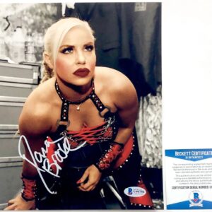 WWE NXT Dana Brooke Signed 8x10 Photo J Autograph WrestleMania BAS COA
