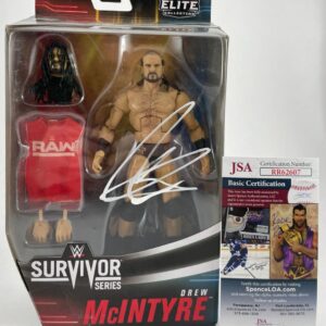 WWE NXT Drew McIntyre Signed Mattel Elite Wrestling Figure A Autograph JSA COA