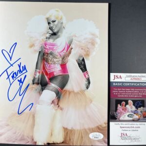WWE NXT Franky Monet Signed 8x10 Photo A Autograph Taya Valkyrie JSA COA