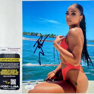 WWE NXT Jaida Parker Signed 8x10 Photo E Authentic Autograph JSA COA