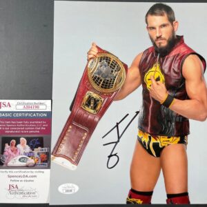 WWE NXT Johnny Gargano Signed 8x10 Photo H Autograph TakeOver JSA COA