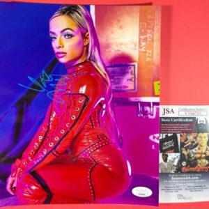 WWE NXT Liv Morgan Signed 8x10 Photo AI Autograph WrestleMania JSA COA