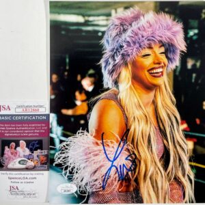 WWE NXT Liv Morgan Signed 8x10 Photo SS Autograph WrestleMania JSA COA