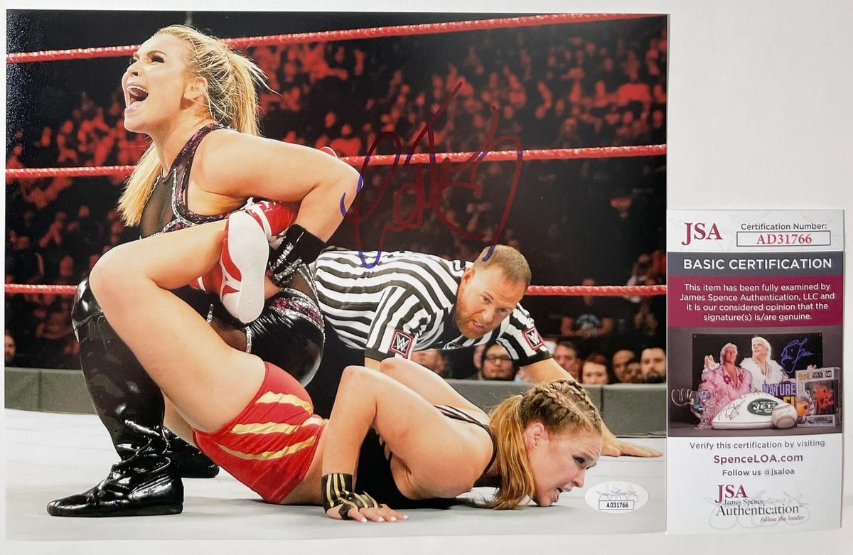 WWE NXT Natalya Neidhart Signed 8x10 Photo N Autograph WrestleMania JSA COA