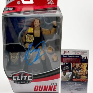 WWE NXT Pete Dunne Signed Mattel Elite 75 Wrestling Figure Autograph JSA COA