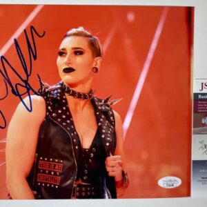 WWE NXT Rhea Ripley Signed 8x10 Photo A Autograph WrestleMania JSA COA