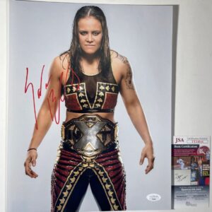 WWE NXT Shayna Baszler Signed 11x14 Photo C Autograph WrestleMania JSA COA