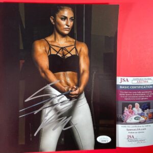 WWE NXT Sonya Deville Signed 8x10 Photo H Autograph WrestleMania JSA COA