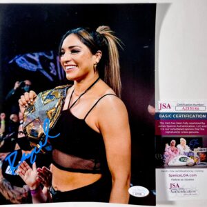 WWE Raquel Rodriguez Signed 8x10 Photo Authentic Autograph Judgment Day JSA COA
