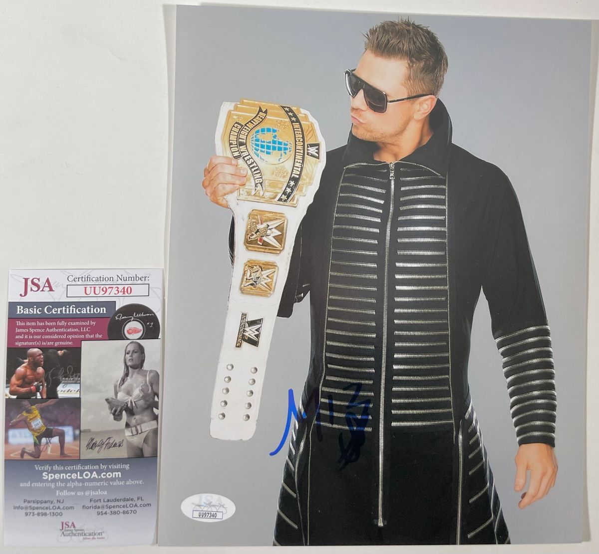 WWE The Miz Signed 8x10 Photo A Mike Mizanin Autograph WrestleMania MTV JSA COA
