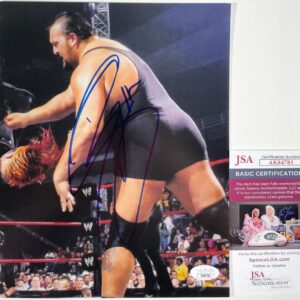 WWE WWF Big Show Signed 8x10 Photo B Autograph The Giant WCW AEW JSA COA