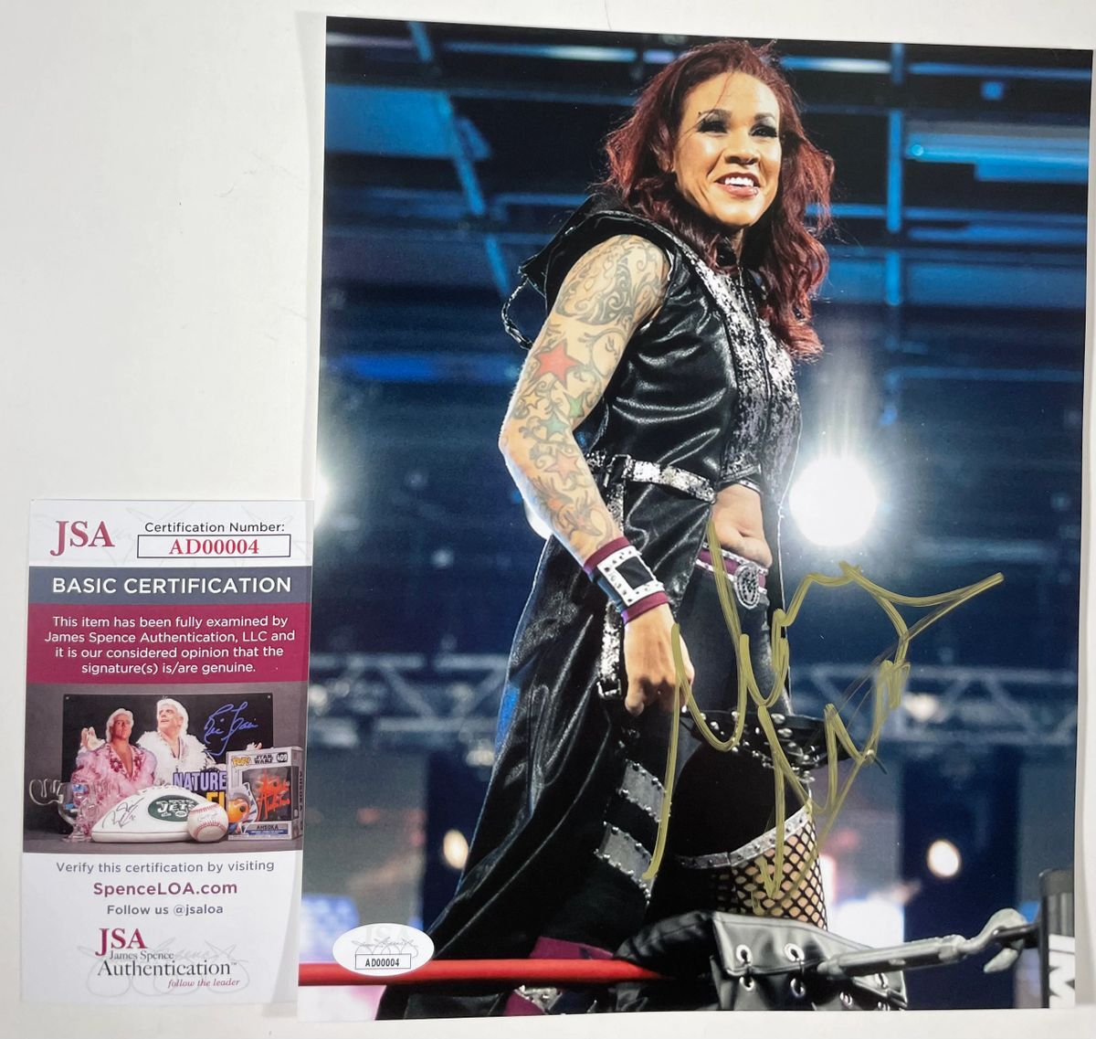 AEW All Elite Wrestling Mercedes Martinez Signed 8x10 Photo D WWE JSA COA