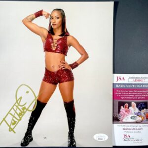AEW All Elite Wrestling Red Velvet Signed 8x10 Photo D Autograph Baddies JSA COA