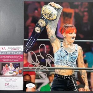 AEW All Elite Wrestling Ruby Soho Signed 8x10 Photo Q Ruby Riott WWE JSA COA