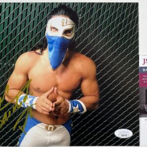 AEW Bandido Signed All Elite Wrestling 8x10 Photo C Autograph ROH JSA COA