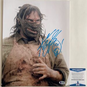 Andrew Bryniarski Signed Texas Chainsaw Massacre 11x14 Photo D Autograph BAS COA