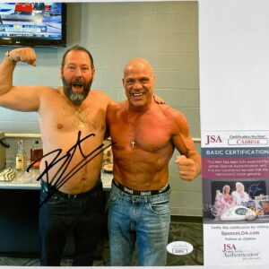 Bert Kreischer Signed 8x10 Photo Authentic Autograph Kurt Angle WWE JSA COA