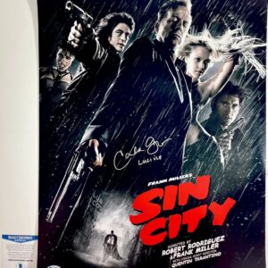 Carla Gugino Signed Sin City 16x20 Movie Poster Autograph Lucille Sexy BAS COA