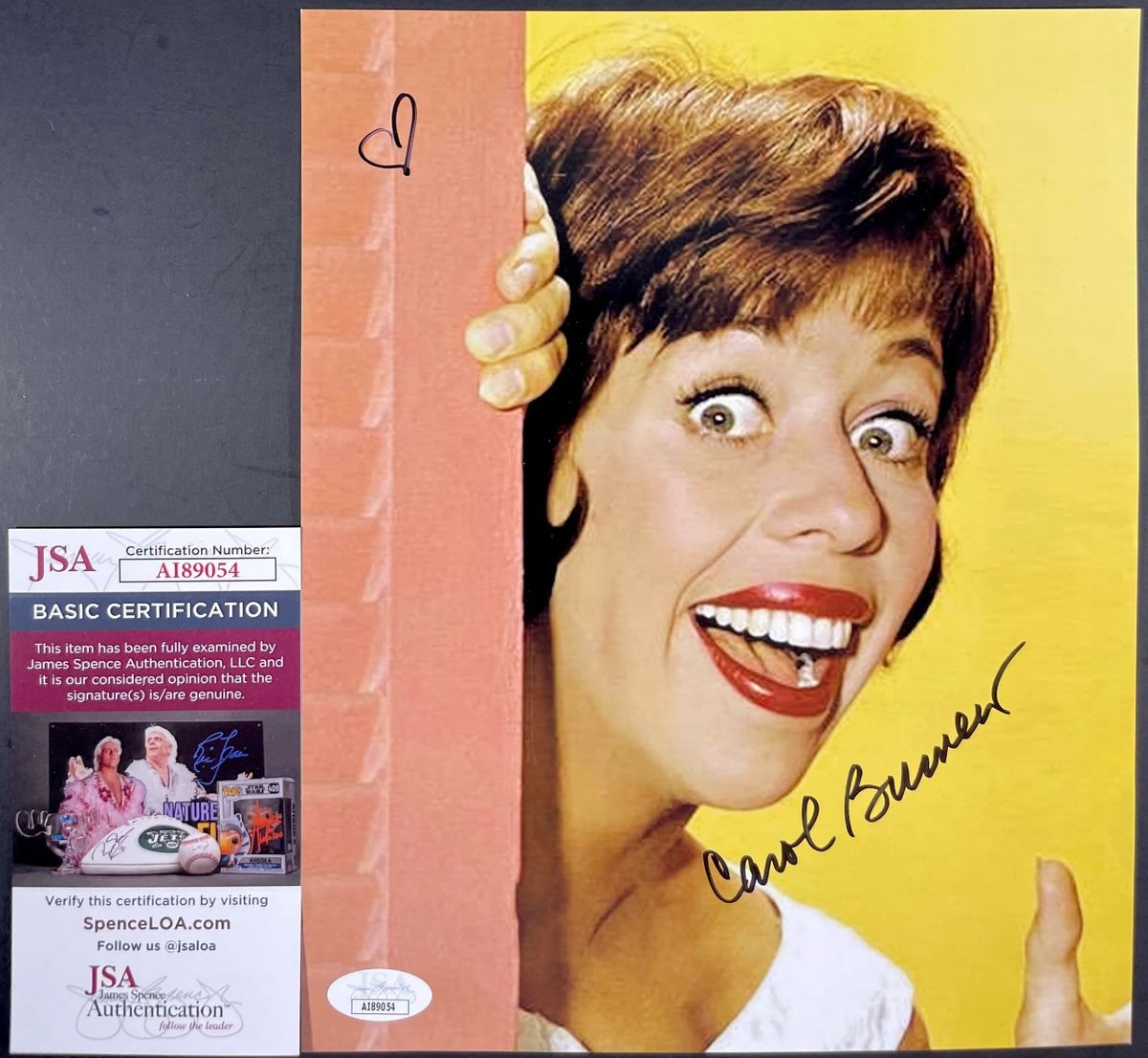 Carol Burnett Signed The Carol Burnett Show 8x10 Photo C Autograph JSA COA
