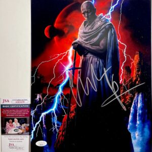 Christian Bale Signed Marvel Thor Love And Thunder 11x14 Photo Gorr JSA COA