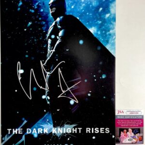 Christian Bale Signed The Dark Knight Rises 11x17 Movie Poster Autograph JSA COA