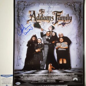 Christina Ricci Autographed The Addams Family 16x20 Movie Poster Signed BAS COA