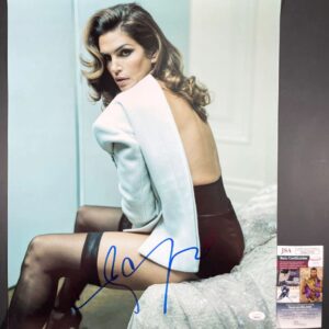 Cindy Crawford Signed 16x20 Photo L Autograph Sexy Playboy Super Model JSA COA