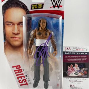 Damian Priest Signed 1st Time In The Line Mattel Basic Figure Autograph JSA COA