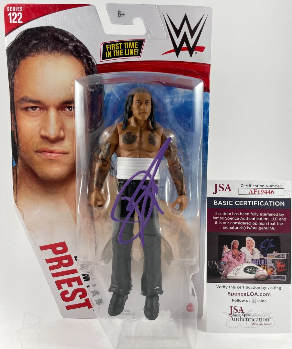 Damian Priest Signed 1st Time In The Line Mattel Basic Figure Autograph JSA COA