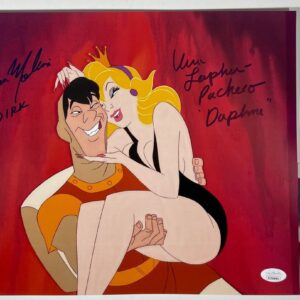 Dan Molina & Vera Pacheco Signed Dragon's Lair 11x14 Photo C Autograph JSA COA