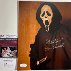 Dane Farwell Signed Scream Ghostface 8x10 Photo C Autograph JSA COA