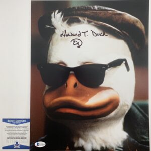 Ed Gale Signed Howard The Duck 11x14 Photo Autograph Beckett BAS COA