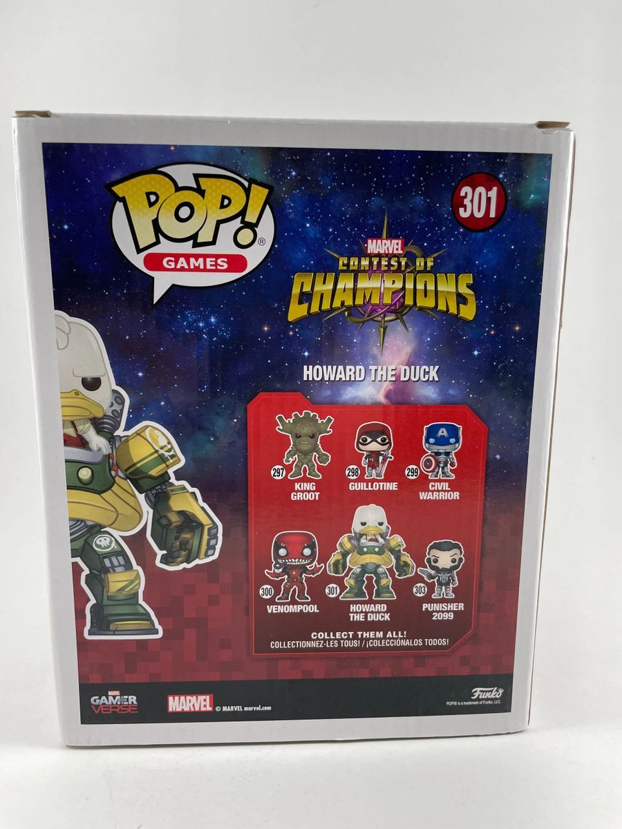 Ed Gale Signed Howard The Duck Marvel Contest Of Champions Funko POP BAS COA - Image 4