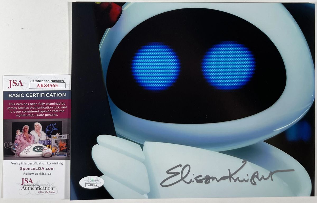Elissa Knight Signed Disney Pixar WALL-E "Eve" 8x10 Photo D Autograph JSA COA