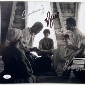 Emancipation Cast Signed By 4 11x14 Photo Autographed Will Smith JSA COA