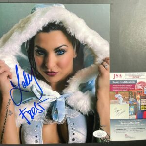 IMPACT Wrestling Knockout Lady Frost Signed 8x10 Photo C Autograph JSA COA