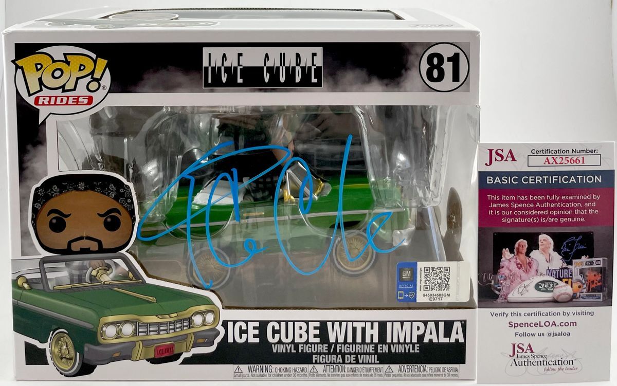 Ice Cube Signed Impala Vaulted Funko POP! Rides #81 Autograph JSA COA