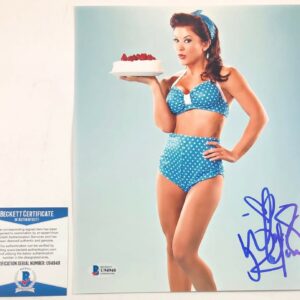 Impact Wrestling Knockout Madison Rayne Autographed 8X10 Photo Signed BAS COA