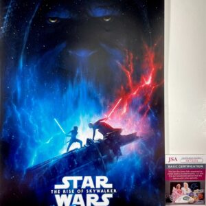 J.J. Abrams Signed Star Wars EP IX The Rise Of Skywalker 11x17 Poster JSA COA