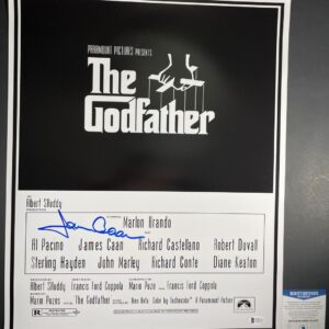 James Caan Signed The Godfather 16x20 Movie Poster Autograph Sonny BAS COA